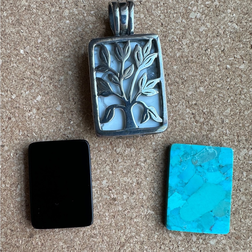 Silpada Live Laugh Love Pendant AND Silpada Heart Necklace - Picture 8 of 10